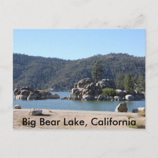 Big Bear Lake, Kalifornien Postkarte