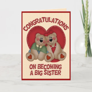 Big Bear Schwester Karte