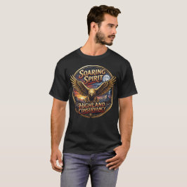 Big Bear-Weißkopfseeadler Jackie Shadow Emblem T-Shirt