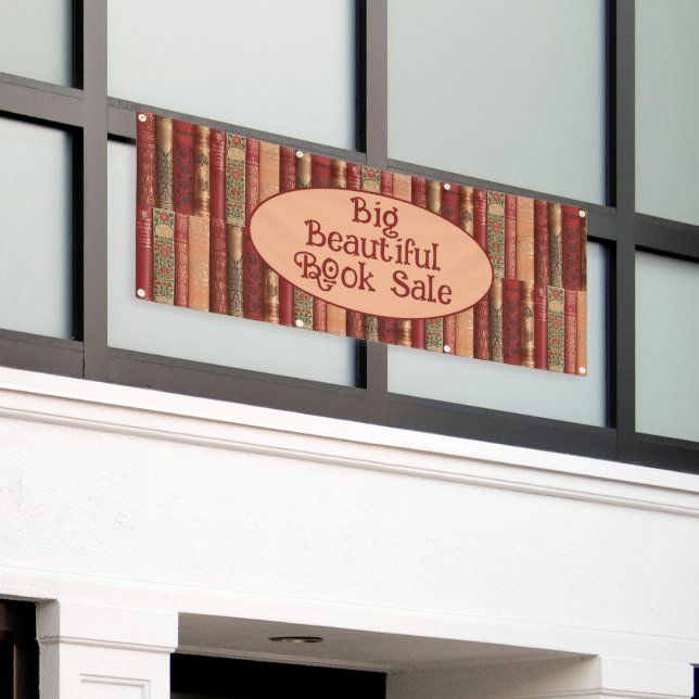 Big Beautiful Book Sale Banner (Äußeres Gebäude)