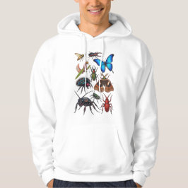 Big beautiful bugs insect art entomology science  hoodie
