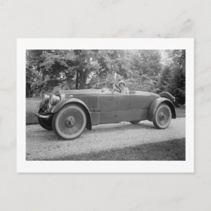 Big Beautiful Car, Anfang des 19. Jahrhunderts Postkarte