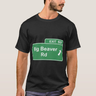 Big Beaver Exit 69 Signature Detroit T-Shirt