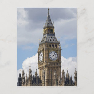 Big Ben and Houses of Parliament, London, Postkarte