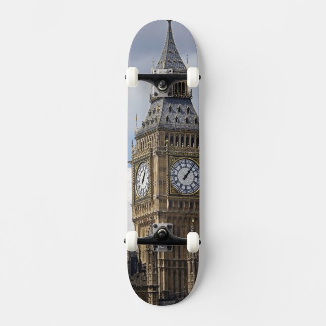 Big Ben and Houses of Parliament, London, Skateboard (Vorderseite)