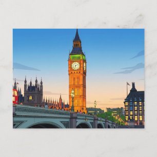 Big Ben Ansicht Postkarte