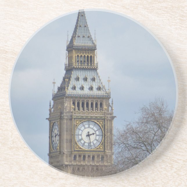 Big Ben Clock Getränkeuntersetzer (Vorne)