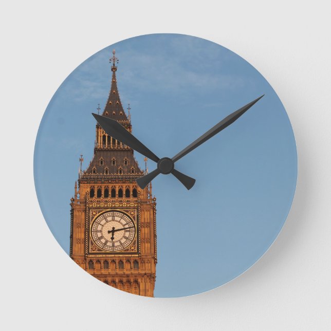 Big Ben Clock Runde Wanduhr (Vorderseite)