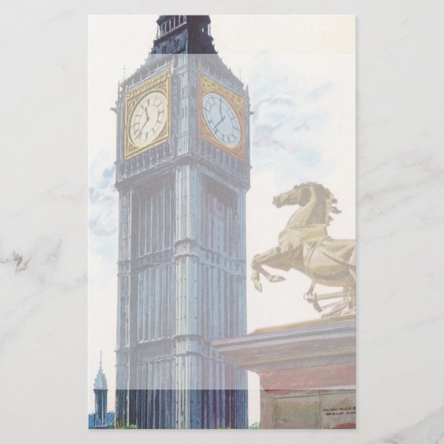 Big Ben Clock Tower im Palast von Westminster (Vorderseite)