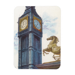 Big Ben Clock Tower im Palast von Westminster Magnet