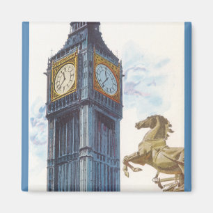 Big Ben Clock Tower im Palast von Westminster Magnet