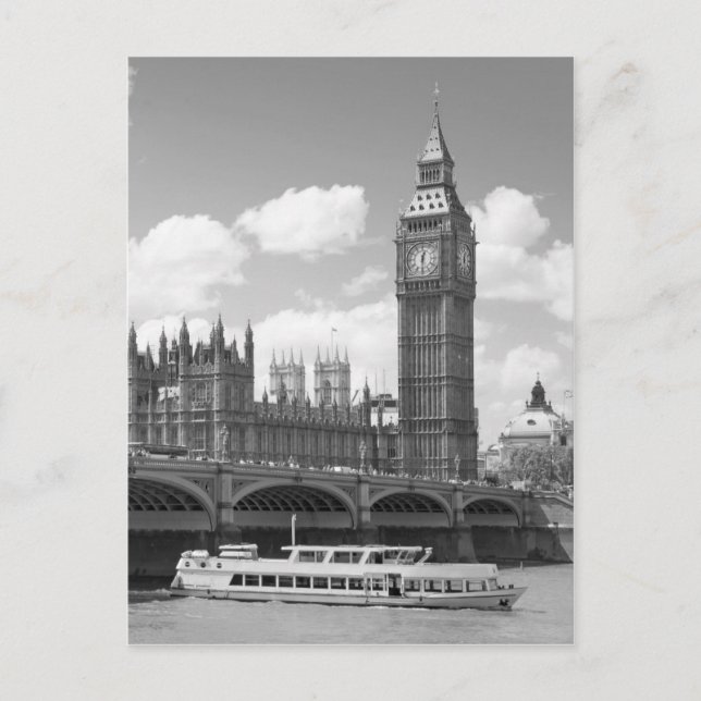 Big Ben Clock Tower London Postkarte (Vorderseite)