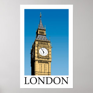 Big Ben Clock Tower Poster