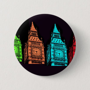 Big Ben-Collage Button