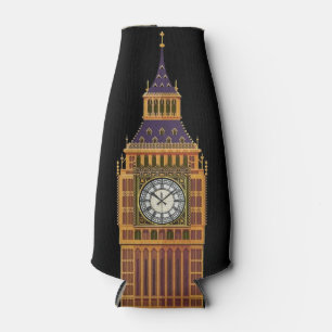 Big Ben/englische Flaggen-Flasche cooler Flaschenkühler