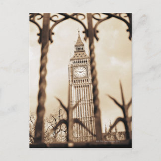 Big Ben im Parlament, London Postkarte
