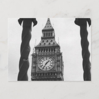 Big Ben in Black & White Postkarte