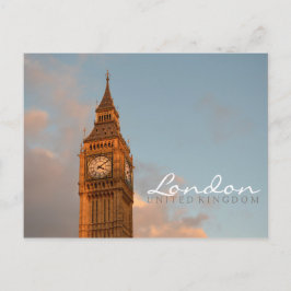 Big Ben in London - doppelte Postkarte