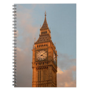 Big Ben in London-Notizbuch Notizblock