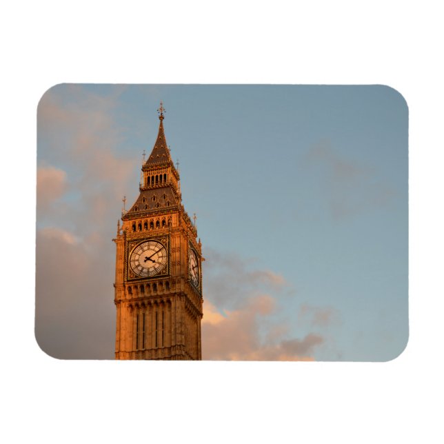 Big Ben in London, rechteckiger Foto-Magnet Magnet (Horizontal)