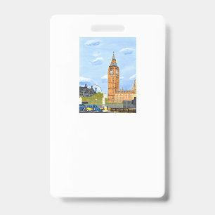 Big Ben, London Abzeichen Ausweis