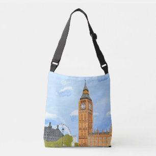 Big Ben London Cross-Body-Bag Tragetaschen Mit Langen Trägern