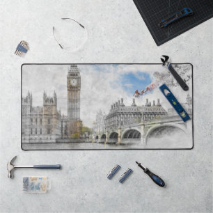 Big Ben London Desk Mat - UK Sehenswürdigkeit Mous Schreibtischunterlage