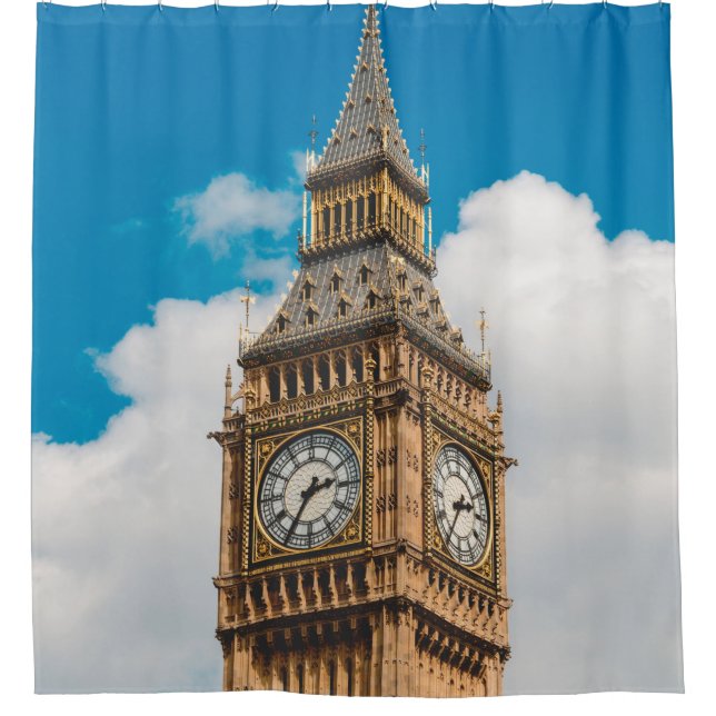 BIG BEN LONDON DUSCHVORHANG (Vorderseite)