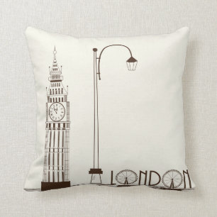 Big Ben London England Decorative Throw Kissen