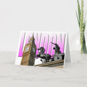 Big Ben-London-England Feiertagskarte