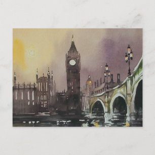 Big Ben London England Post Card Postkarte