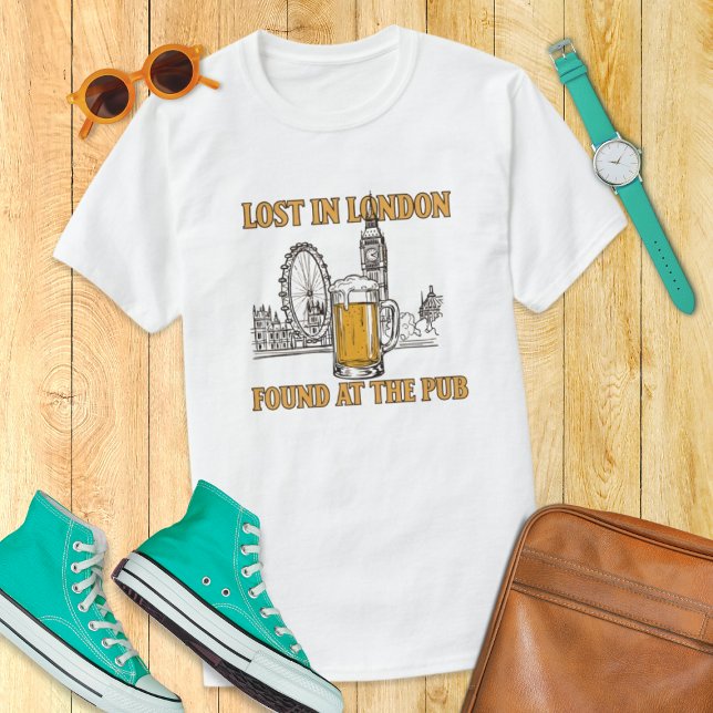 Big Ben London Eye UK Pub Life British Souvenir T-Shirt (Von Creator hochgeladen)