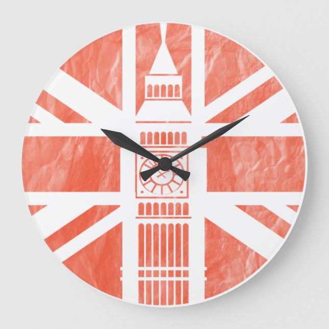 Big Ben - London Große Wanduhr (Vorderseite)