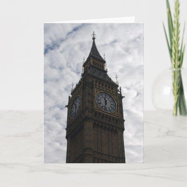 Big Ben - London - Grußkarte Karte (Vorderseite)