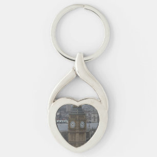Big Ben London Heart Keychain Schlüsselanhänger