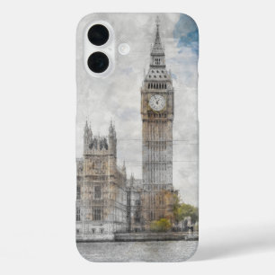 Big Ben London – Ikonisches Reise-Wahrzeichen-Desi iPhone 16 Plus Hülle