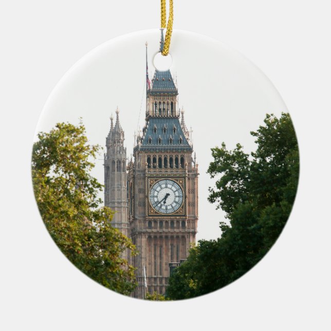 Big Ben London Keramik Ornament (Vorne)