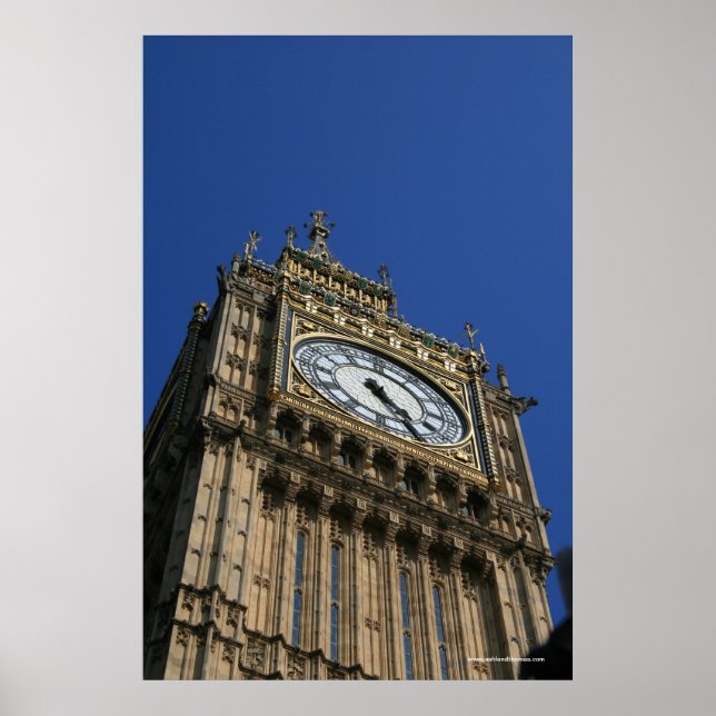 Big- Ben - London-Leinwand-Druck Poster (Vorne)