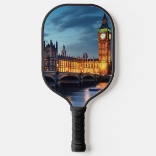 Big Ben, London. Pickleball Schläger