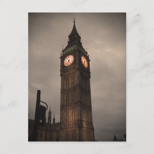 Big Ben, London Postkarte (Vorderseite)
