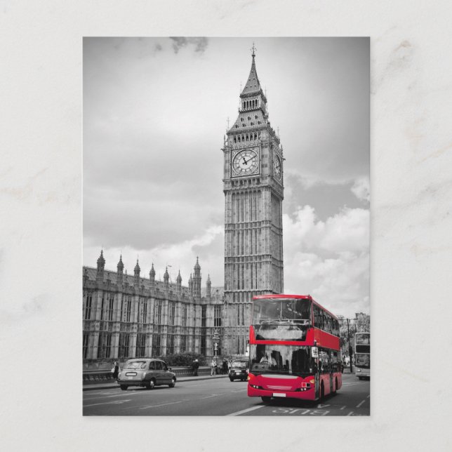 Big Ben London Postkarte (Vorderseite)