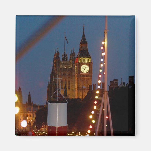 Big Ben London Pro Foto Magnet (Vorne)