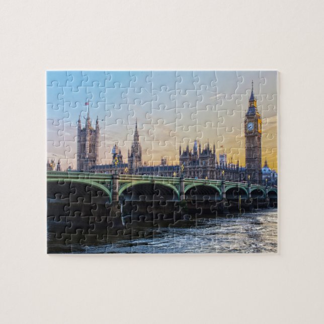 Big Ben London. Puzzle (Horizontal)