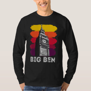 Big Ben London Sehenswürdigkeit Sightseeing in Eng T-Shirt