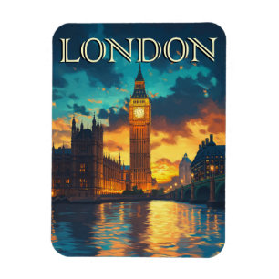 Big Ben, London Travel Magnet