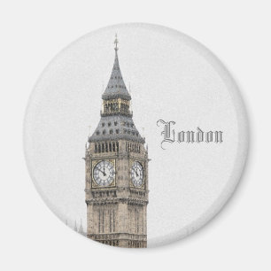 Big Ben London (Watercolor) Magnet
