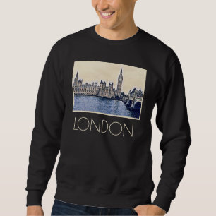 Big Ben London Watercolor Sweatshirt