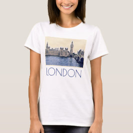 Big Ben London Watercolor T-Shirt