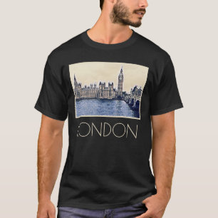 Big Ben London Watercolor T-Shirt