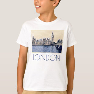 Big Ben London Watercolor T-Shirt